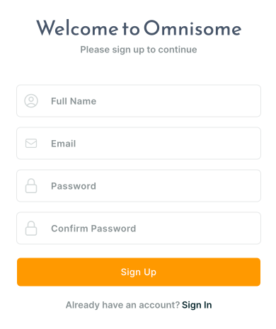 Omnisome free account registration